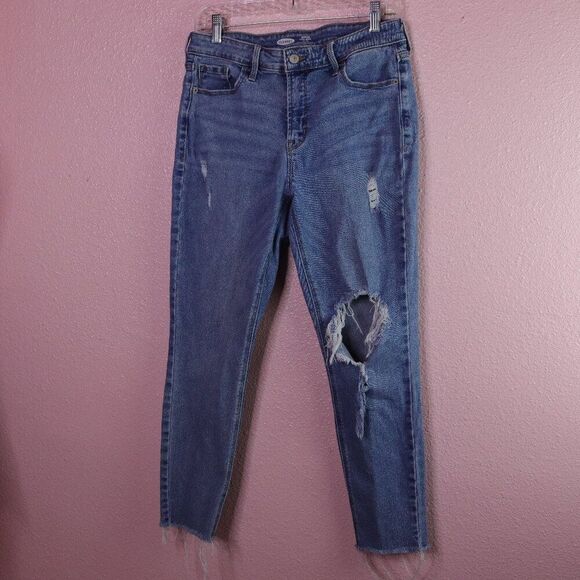 Old Navy |‎ Rockstar Super Skinny High Rise Jeans 10 - Picture 1 of 7